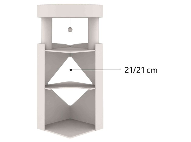Torre Rascador Arma gris/azul/gris