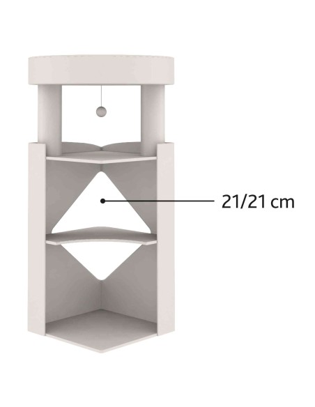 Torre Rascador Arma gris/azul/gris