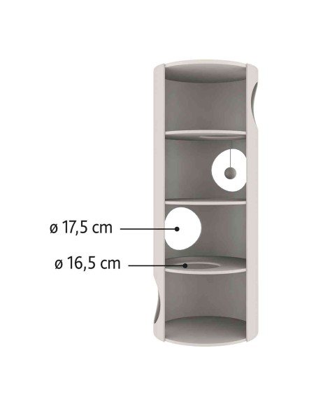 Torre Rascador Edoardo taupe/crema