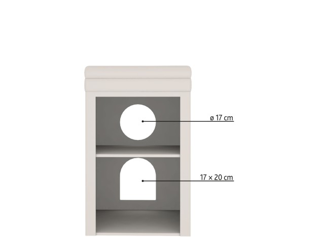 Torre Rascador Saul gris