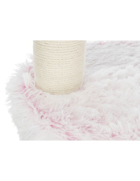 Poste Rascador Harvey blanco-rosa