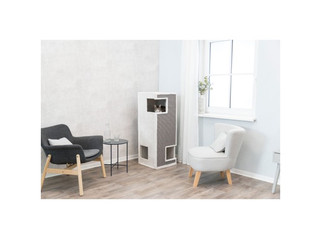 Torre Rascador Gerardo blanco/gris