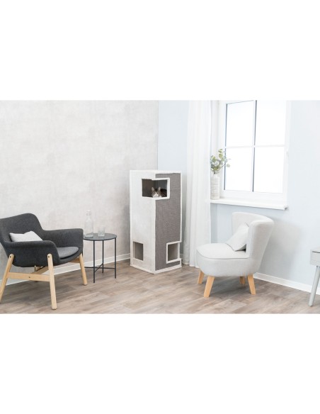 Torre Rascador Gerardo blanco/gris