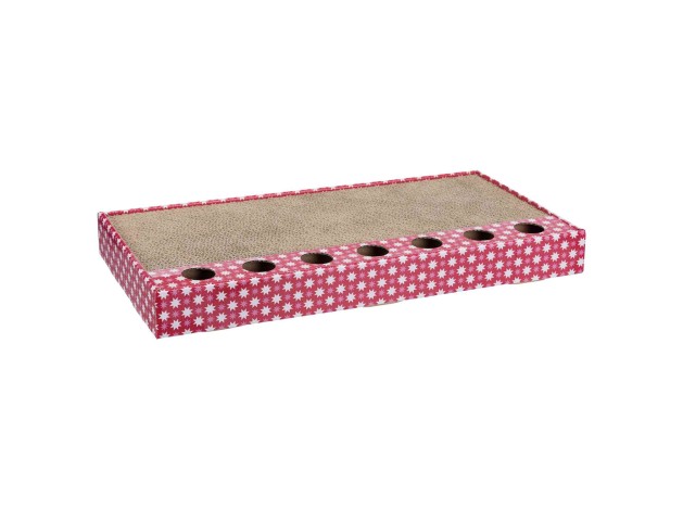 Tabla Cartón Rascadora rosa