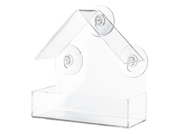 Comedero Pájaros para Cristal Ventana transparente