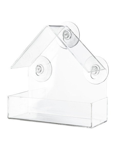 Comedero Pájaros para Cristal Ventana transparente
