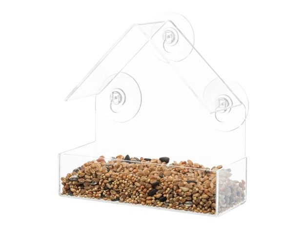 Comedero Pájaros para Cristal Ventana transparente