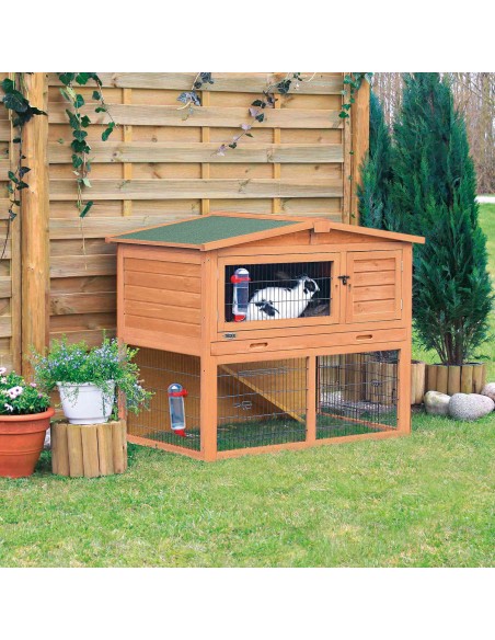 Conejera con Recinto Trixie para Conejos