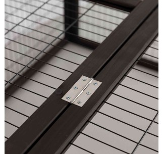 Recinto Exterior con Cubierta negro/marrón 2