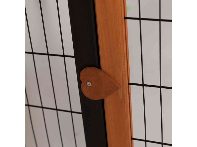 Recinto Exterior con Cubierta negro/marrón