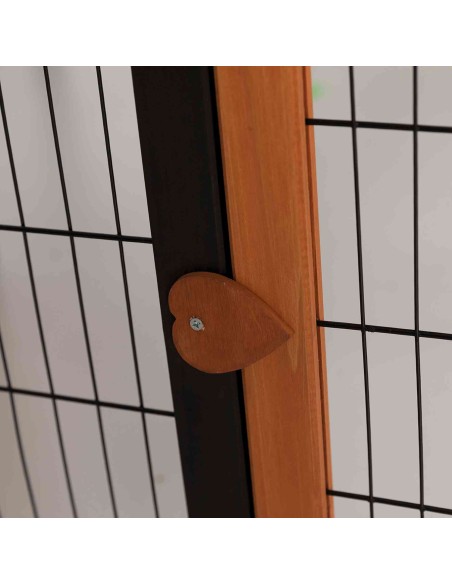 Recinto Exterior con Cubierta negro/marrón