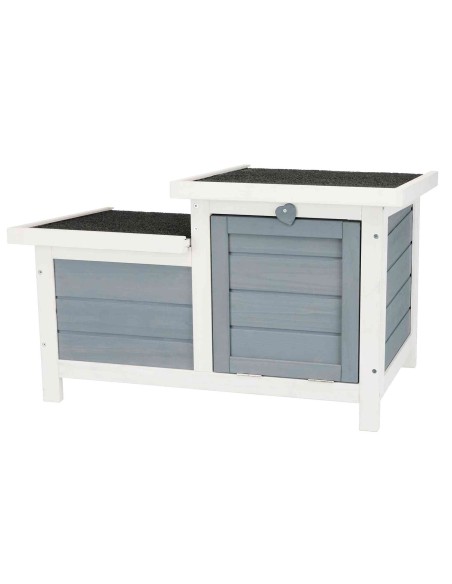 Casita Pequeños Mamíferos gris/blanco