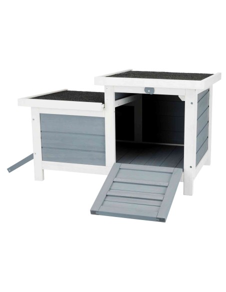 Casita Pequeños Mamíferos gris/blanco