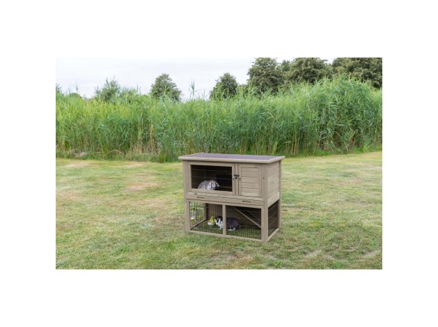 Conejera con Recinto gris-verde