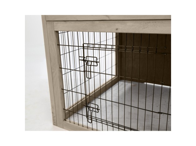 Conejera con Recinto gris-verde