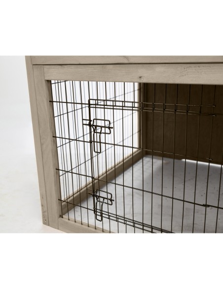 Conejera con Recinto gris-verde