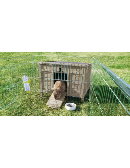 Casita Pequeños Mamíferos gris-verde