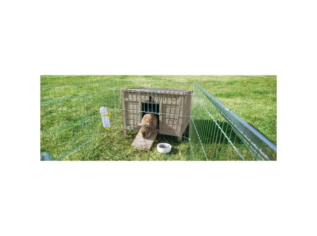 Casita Pequeños Mamíferos gris-verde