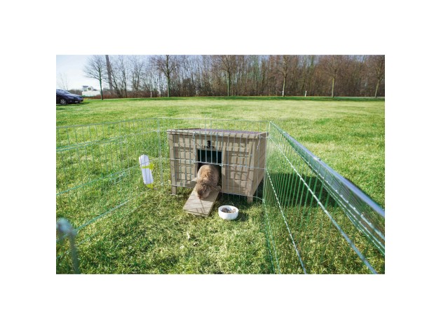 Casita Pequeños Mamíferos gris-verde