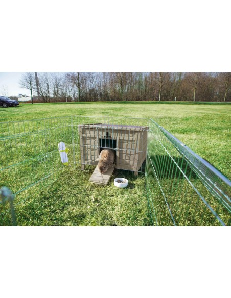 Casita Pequeños Mamíferos gris-verde