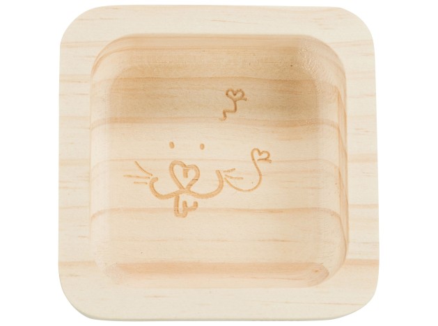 Tazón de madera - Pack de 4 unidades