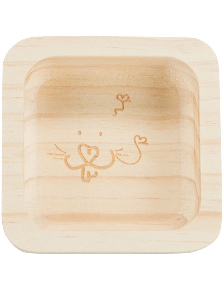 Tazón de madera - Pack de 4 unidades