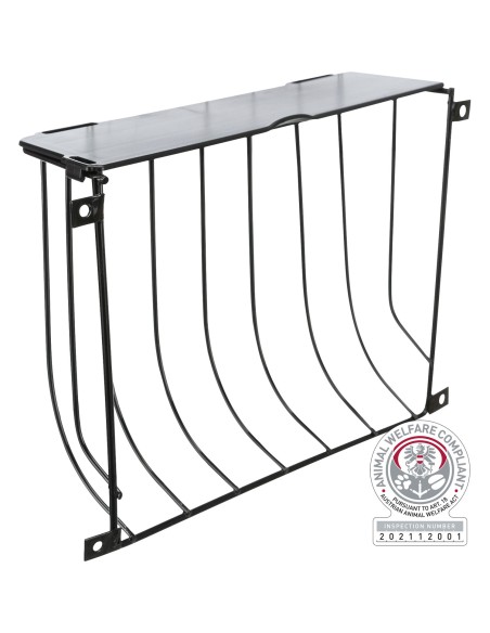 Porta Heno Atornillable - Pack de 3 unidades negro