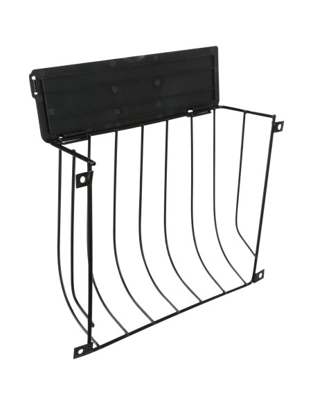 Porta Heno Atornillable - Pack de 3 unidades negro