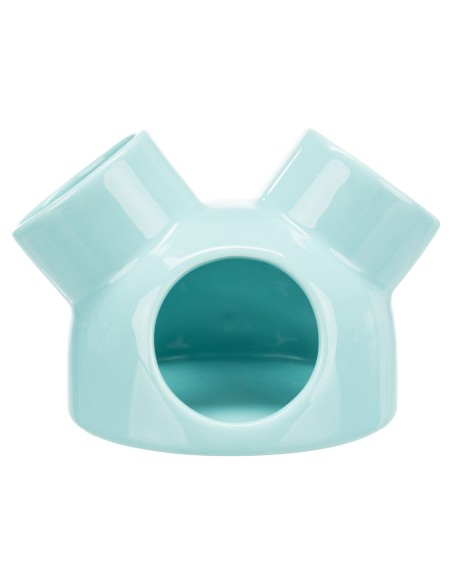 Casa de Cerámica con 3 entradas - Pack de 3 unidades turquesa