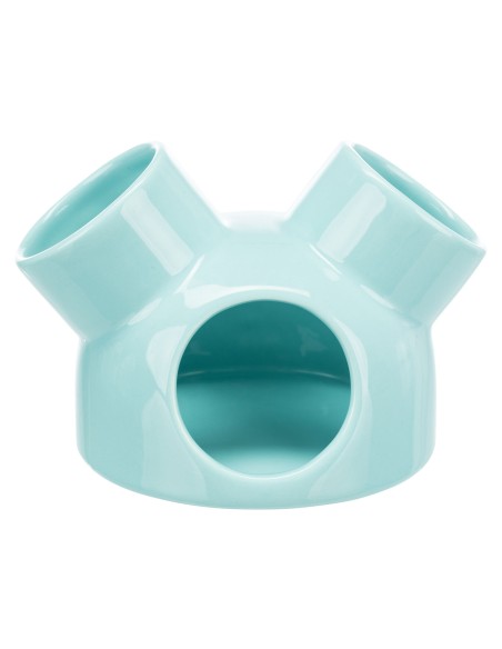 Casa de Cerámica con 3 entradas - Pack de 3 unidades turquesa