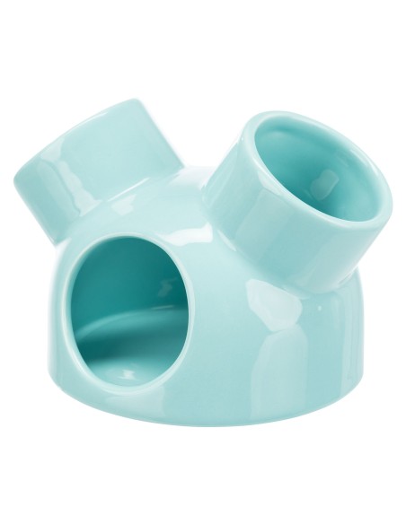 Casa de Cerámica con 3 entradas - Pack de 3 unidades turquesa