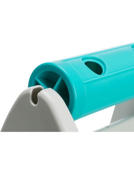 Rollo de snacks con soporte - Pack de 3 unidades gris/turquesa