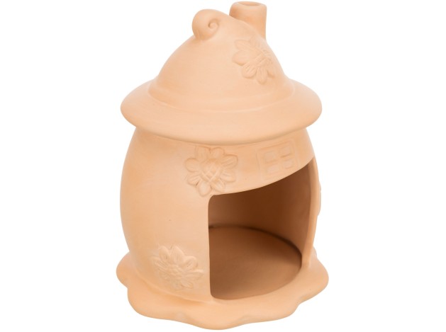 Casa de cerámica - Pack de 3 unidades terracota