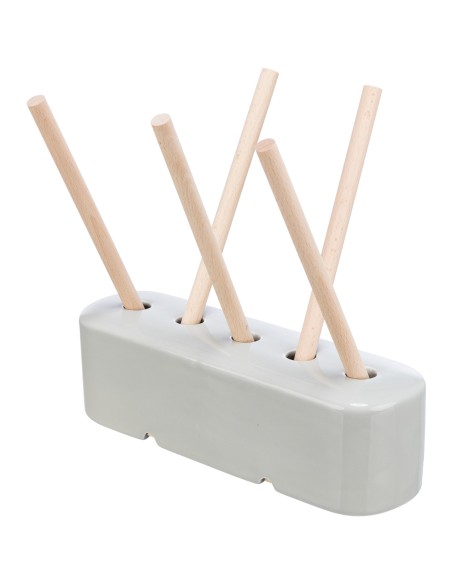 Porta heno jaulas gris