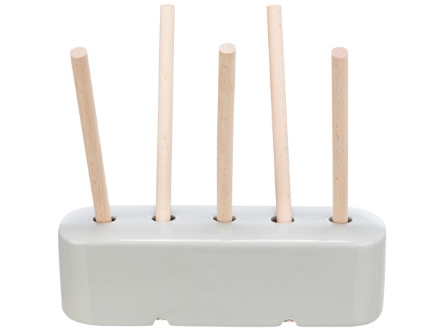 Porta heno jaulas gris