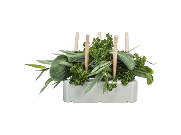 Porta heno jaulas gris