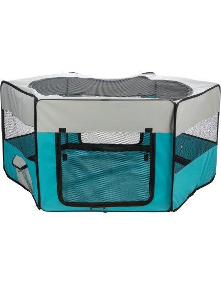 Recinto Exterior turquesa/gris claro