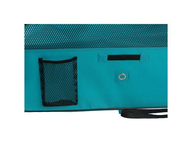 Recinto Exterior turquesa/gris claro