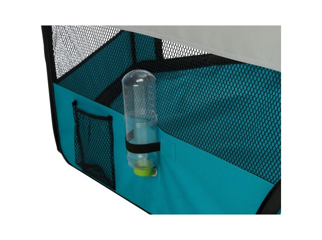 Recinto Exterior turquesa/gris claro