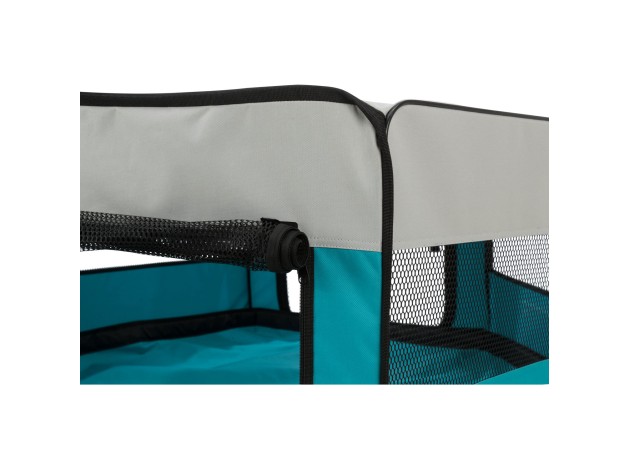 Recinto Exterior turquesa/gris claro