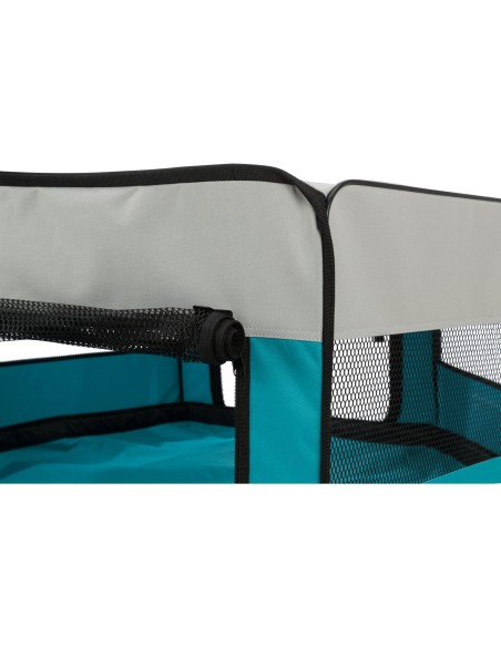 Recinto Exterior turquesa/gris claro