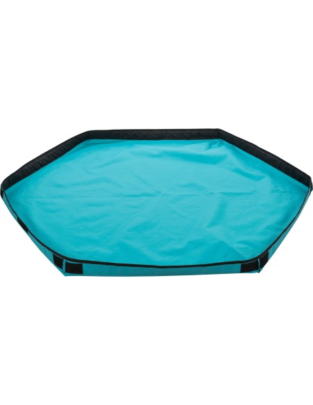 Recinto Exterior turquesa/gris claro