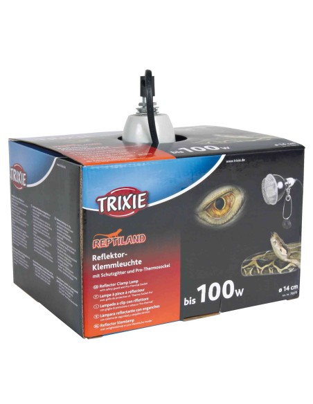 Reflector con Abrazadera para Lámpara con malla protectora