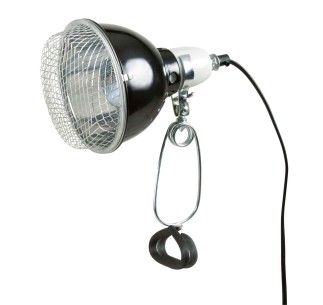 Reflector con Abrazadera para Lámpara con malla protectora 2