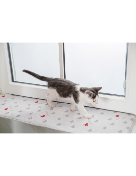 Alfombrilla Nivia de Navidad para el alféizar de la ventana. Con funda de felpa suave, relleno de gomaespuma y base antideslizan