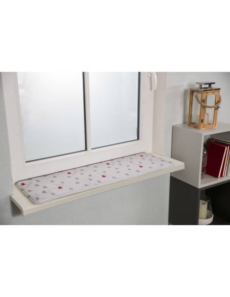 Alfombrilla Nivia de Navidad para el alféizar de la ventana. Con funda de felpa suave, relleno de gomaespuma y base antideslizan