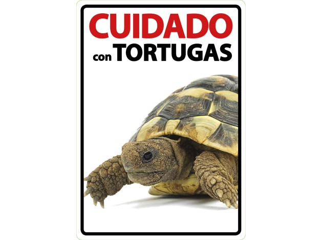 Señal A5 'Cuidado con Tortugas'