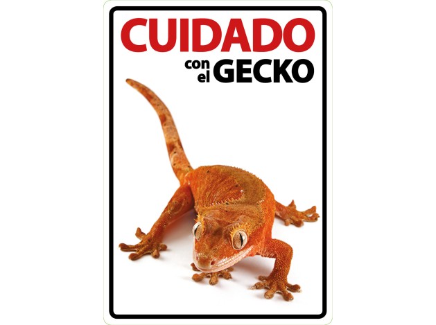 Señal A5 'Cuidado con el Gecko'