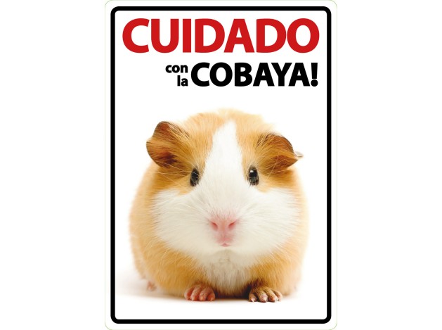Señal A5 'Cuidado con la Cobaya'