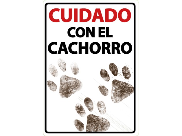 Señal A5 'Cuidado con el Cachorro'